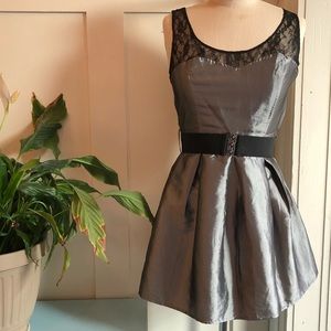 Metallic cocktail dress
